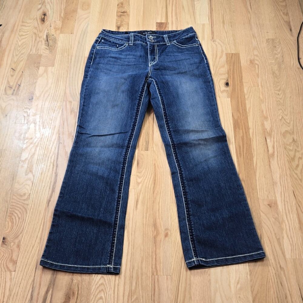 Nine West women's Y2K style Embellished Jeans Boot Cut size 8/28 - Picture 3 of 9